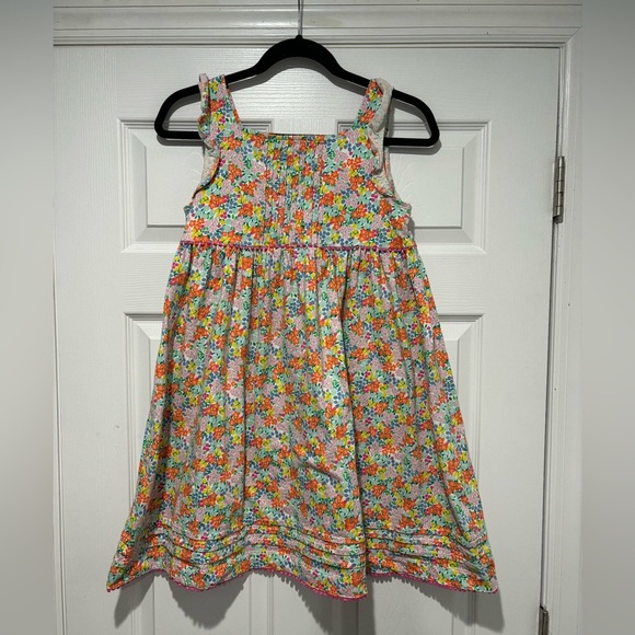 Mini Boden Floral Ruffle Dress - Picture 1 of 5